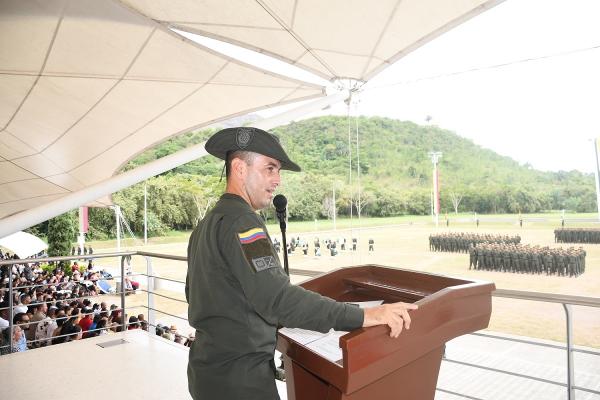 Saludo del se&ntilde;or director del CENOP a los 803 J&oacute;venes Auxiliares de Polic&iacute;a y sus familias