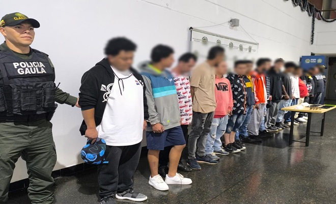 Mega operativo contra la extorsión