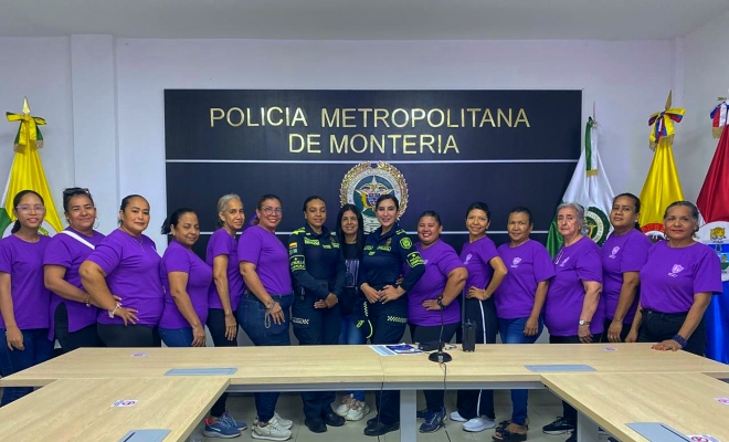 Guardianas Púrpuras y Policía Metropolitana fortalecen la red de protección contra la violencia de género