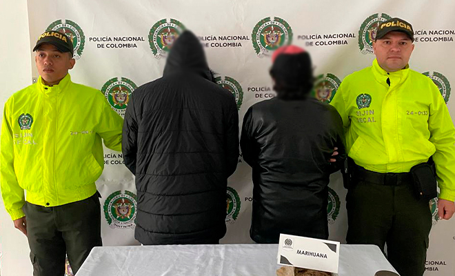 Capturados por tráfico de estupefacientes