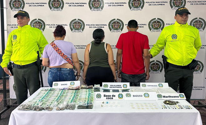 Operativos en Villas de Paz y el sector de Gaviones permitieron la captura de siete personas dedicadas al microtráfico en la comuna nueve de Villavicencio