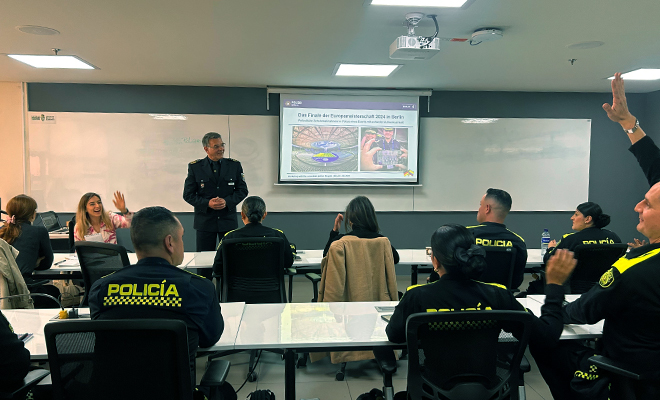 La Polic&iacute;a de Alemania capacita en estrategias de comunicaci&oacute;n a la Polic&iacute;a Nacional de Colombia