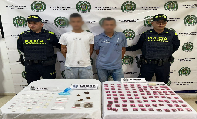 Capturan padre e hijo en allanamiento