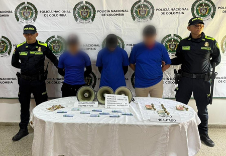 Capturadas cuatro personas por comercializar rifas ilegales en Turbo, Antioquia