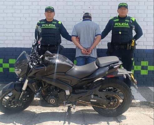 Se logra la recuperación de una motocicleta de alto cilindraje