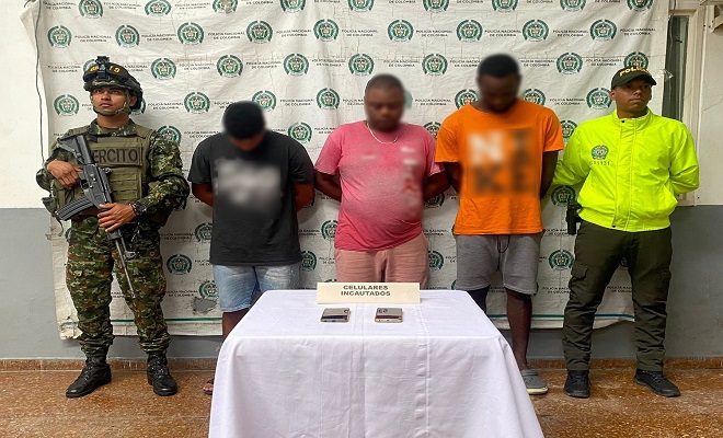 Policía desmantela célula criminal en Tadó