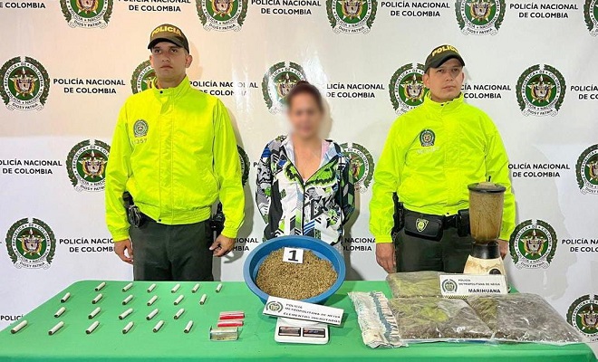 Policía Nacional, logra la captura de una mujer conocida como "Doña Blanca"