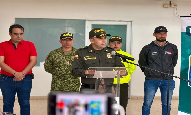 Rueda de prensa en conjunto con autoridades del municipio