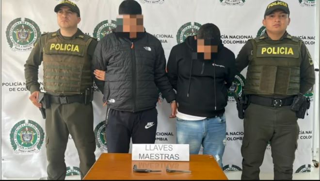 Dos personas capturadas por hurto y recuperación de vehículo en San Juan de Pasto