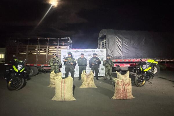  Cargamento de café recuperado 