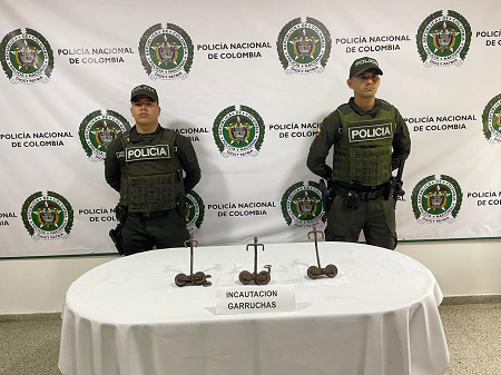 Recuperación de elementos del sector bananero en operativo a chatarrería