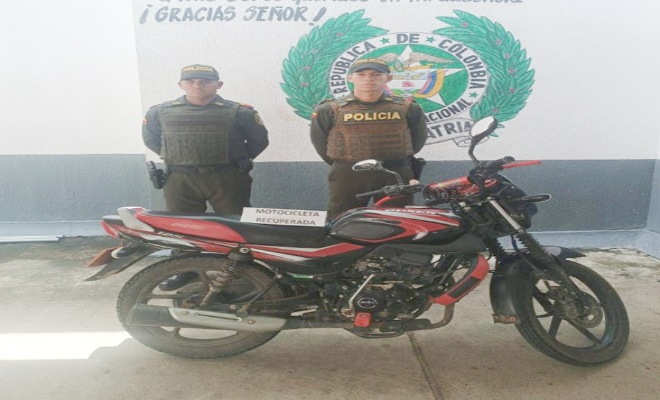 En lo corrido del presente año, en el municipio de Ciénaga de Oro se han logrado recuperar seis motocicletas hurtadas.