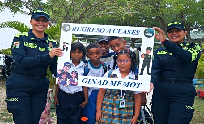 La Policía Metropolitana fortaleció la confianza en las aulas con mensajes de esperanza y educación, reafirmando su compromiso con la niñez monteriana.