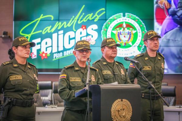 Rueda de prensa por parte de la Policía Nacional balance de noche buena.