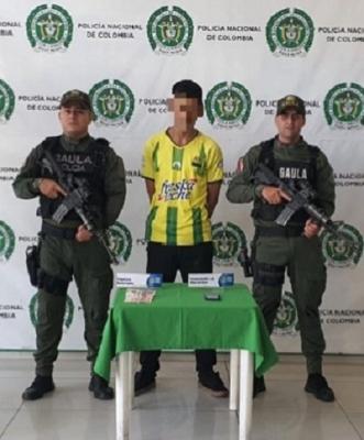  Capturado un hombre conocido como "Anderson" por el delito de extorsión