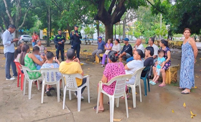 En un ejercicio de diálogo directo con la comunidad, lideramos un espacio de concertación para buscar soluciones conjuntas frente a las problemáticas que afectan la seguridad en el sector.