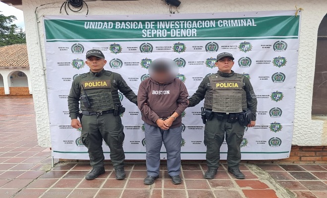  La Seccional de Protección y Servicios Especiales, en un trabajo conjunto con la Fiscalía General de la Nación, ha logrado la captura de Edwin Molina, de 54 años de edad.