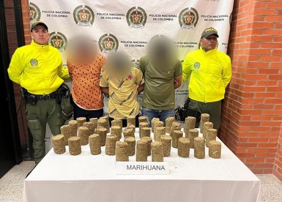 Tres capturados y un alijo avaluado en 24 millones de pesos fueron incautados en Puerto Gaitán