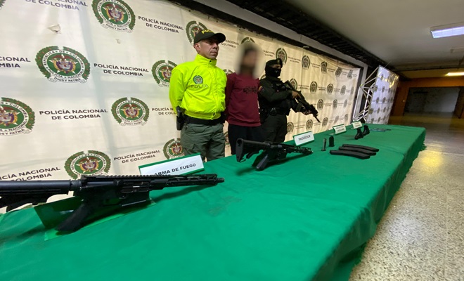 Un hombre fue capturado por tráfico de armas de fuego