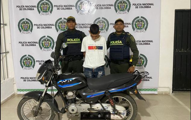 Una persona captura por el delito hurto calificado con tentativa
