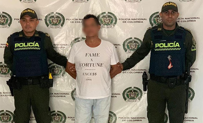 Una persona que agredió físicamente a su pareja sentimental fue capturado