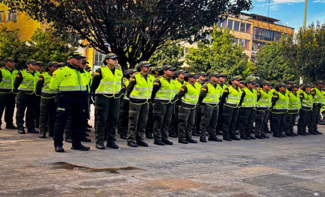 Durante el inicio de la temporada decembrina se anuncia el refuerzo de 310 policias en el centro de la capital del país