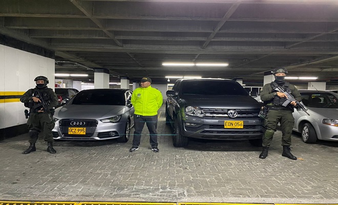 Vehículos de alta gama incautados