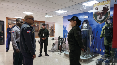 Recibimos delegación de la Policía de República Dominicana para intercambio de conocimientos en seguridad 