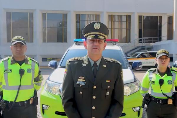 Vocería por parte del Jefe Nacional del Servicio de Policía