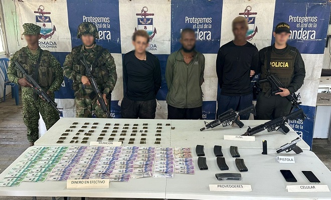 A la cárcel tres presuntos integrantes de una estructura criminal capturados en Juradó