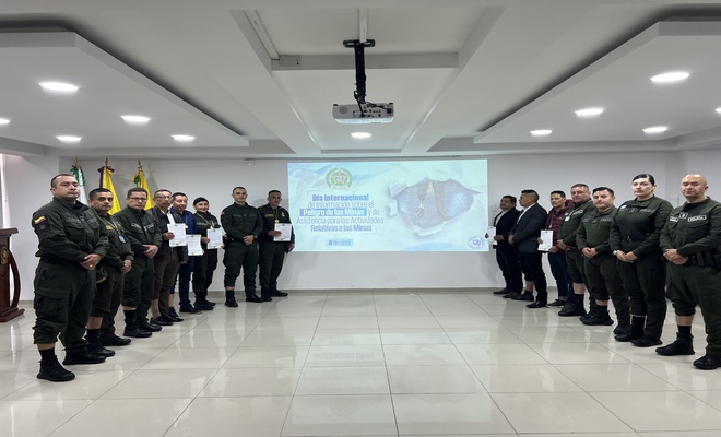 Actividad conmemorativa del D&iacute;a Internacional de Sensibilizaci&oacute;n sobre el Peligro de las Minas Antipersonal