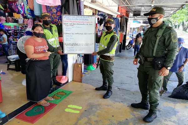 Prevencion de COVID-19 en Inírida