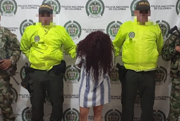 Capturada por concierto para delinquir 