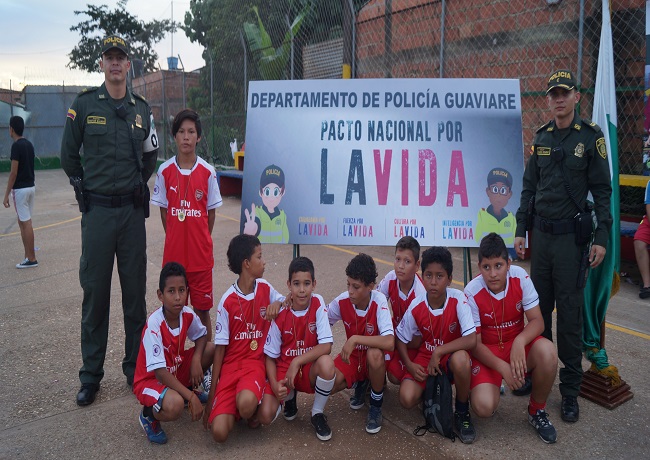 Adelantamos torneo de fútbol pacto nacional por la vida