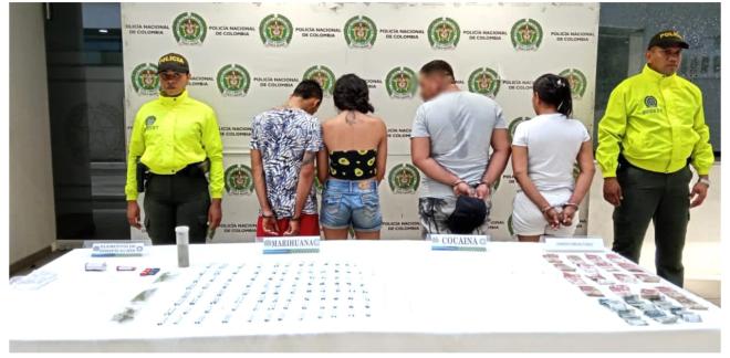 allanamiento e incautación de estupefacientes armas de fuego