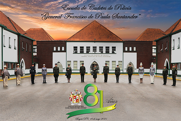 Conmemoraci&oacute;n aniversario 81 de la Escuela de Cadetes de Polic&iacute;a &ldquo;General Francisco de Paula Santander&rdquo;