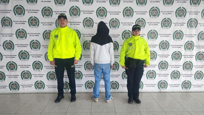 Aprehendido por delitos de tentativa de homicidio, hurto calificado y hurto agravado