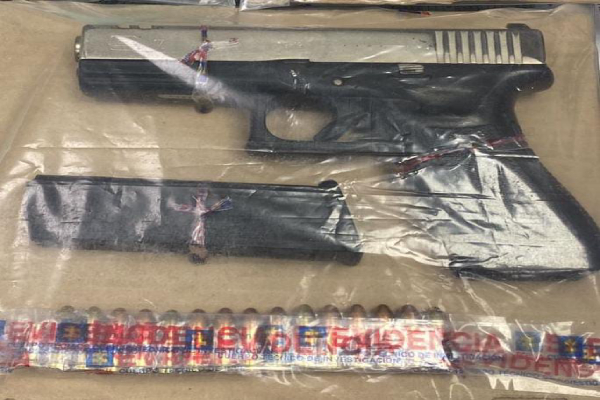 Arma de fuego incautada