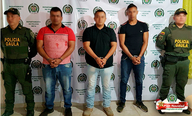 En ofensiva-de-la Policía Nacional-caen-tres-presuntos-extorsionistas-del-‘clan del golfo’