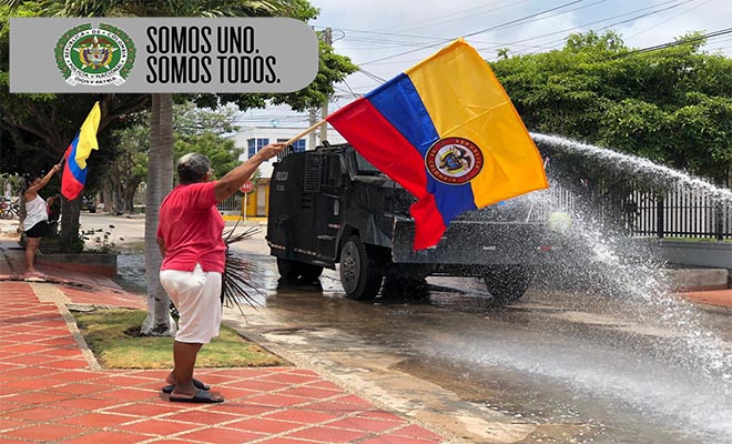 Nuestro ESMAD realiza jornada de desinfección 