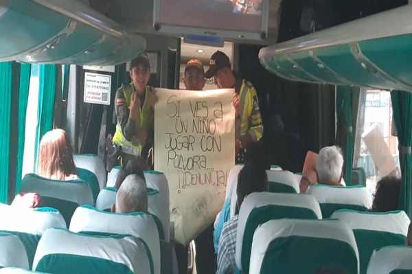 campaña preventiva del uso de la pólvora 