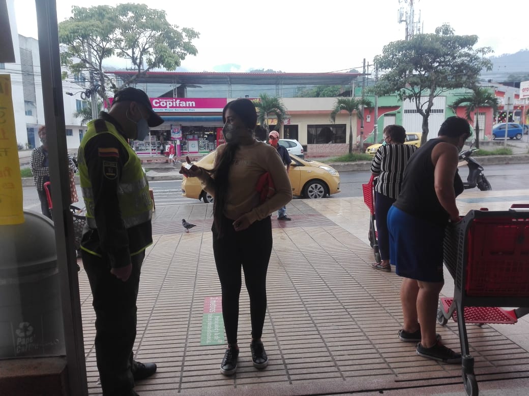 Seguimos concientizando a la ciudadanía para que cumplan con las medidas sanitarias.