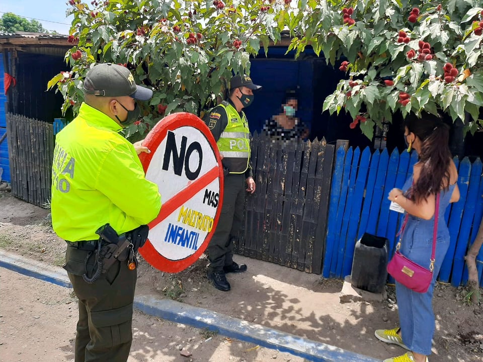 Trabajamos para fortalecer algunos valores en los barrios de Armero Guayabal