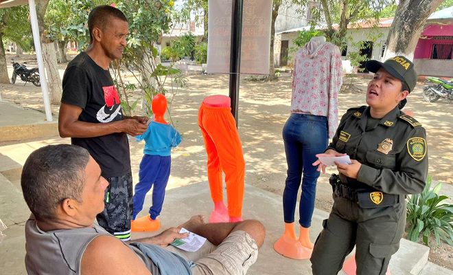 Campaña preventiva mediante puerta a puerta.