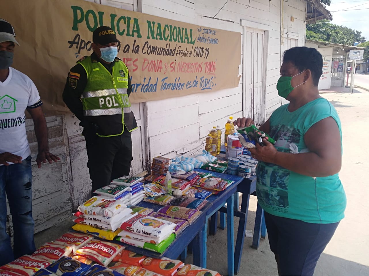 campaña-si tienes, dona y si necesitas, toma-zona bananera-gestion comunitaria-prevencion-magdalena