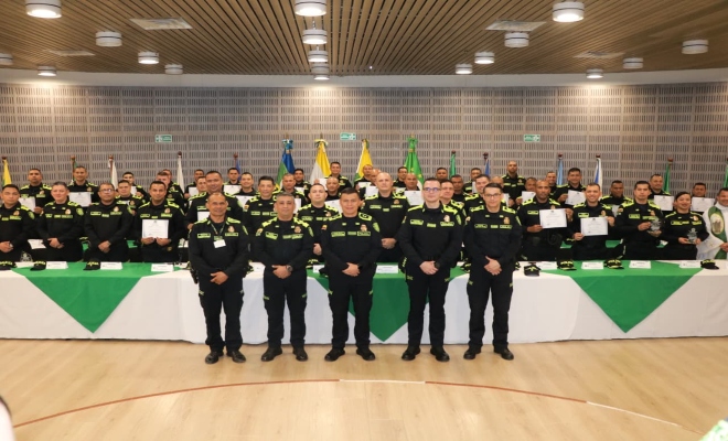 Policías adscritos al departamento de Córdoba