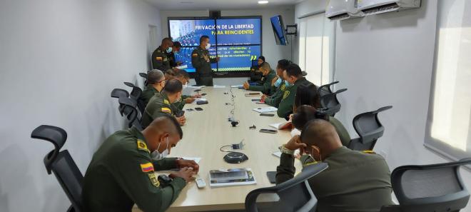 Capacitación a los policías en la nueva ley de seguridad ciudadana, ley 2197 del 25 de enero 2022.