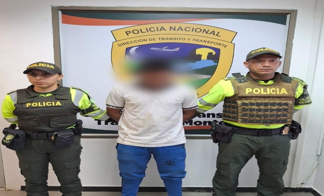 Capturado en Montería por el delito de uso de documento falso durante control de tránsito