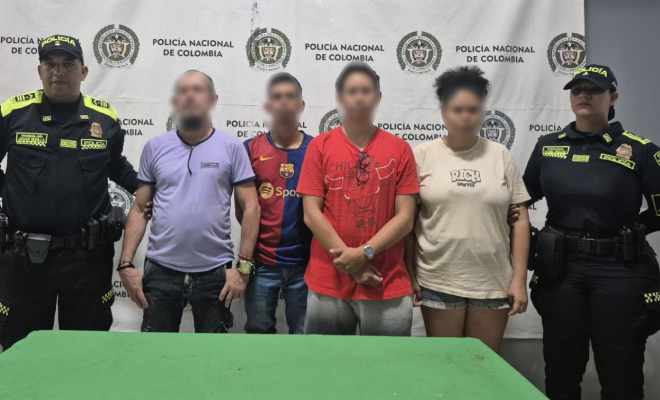 Policía Nacional logra la captura de cuatro personas por delitos sexuales contra menores mediante modalidad webcam en Barranquilla