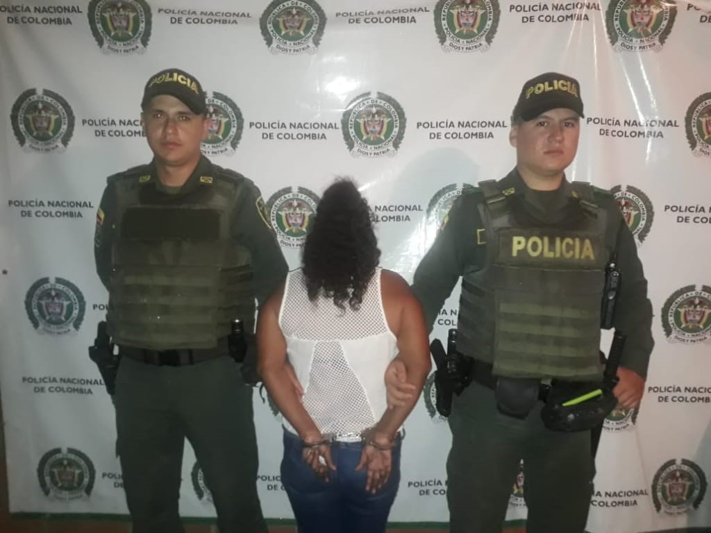 Capturamos por hurto.